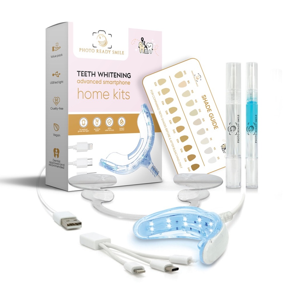 Teeth Whitening Kits! Transform Your Smile: Get 7 Shades Whiter Teeth with Home